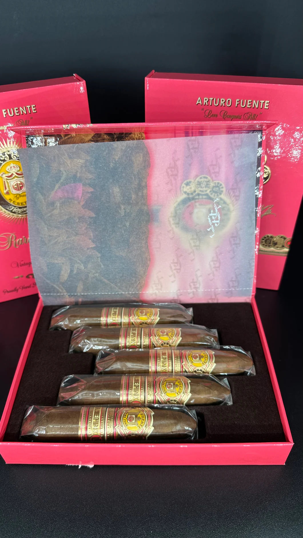 Arturo Fuente RARE PINK vintage 1960s 5pk  “work of art”
