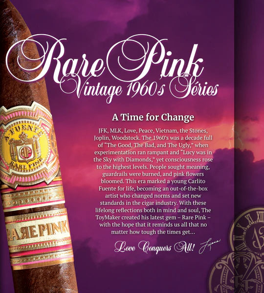 Arturo Fuente RARE PINK vintage 1960s “short story “ 5pk